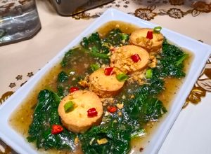 Foto resep Tumis kale tofu