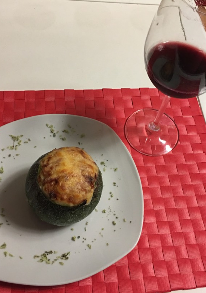 Una foto de Calabacines rellenos