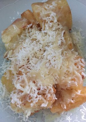 Foto resep Singkong keju susu merekah