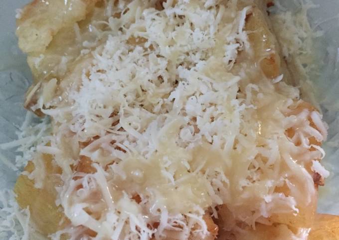 Langkah Mudah untuk Menyiapkan Singkong keju susu merekah Anti Gagal