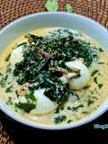 Bobor Pedas Grubyukkan Daun Katesan & Kelor (Teri, Telor) 🍲🍽 😋 _ Sayur Sekaligus Lauk😉😋