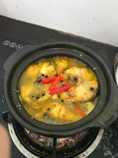 Hình của món Cá lóc kho tộ.
