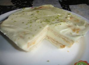 Una foto de Postre de limón