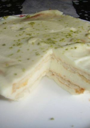 Una foto de Postre de limón