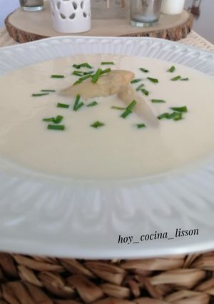 Foto principal de Crema fría de espárragos blancos
