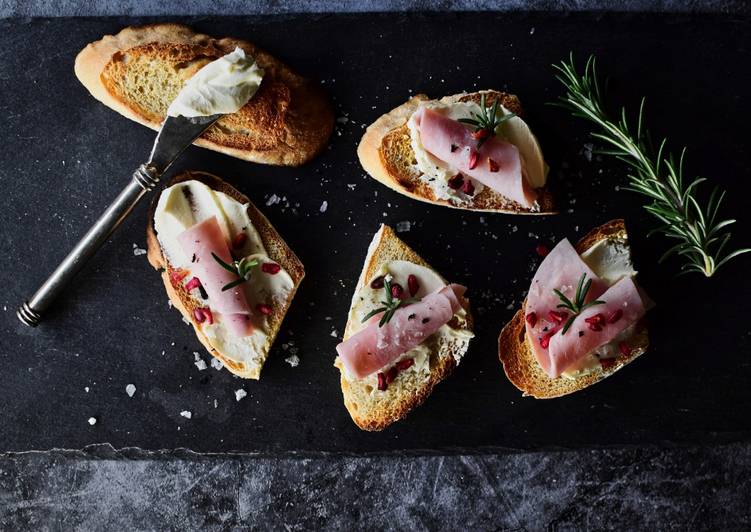 Recipe of Yummy Crostini Appetisers