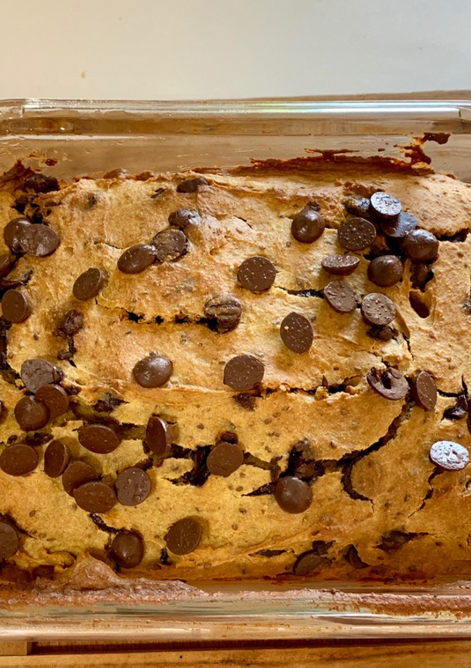Una foto de Bizcocho de avena y calabaza