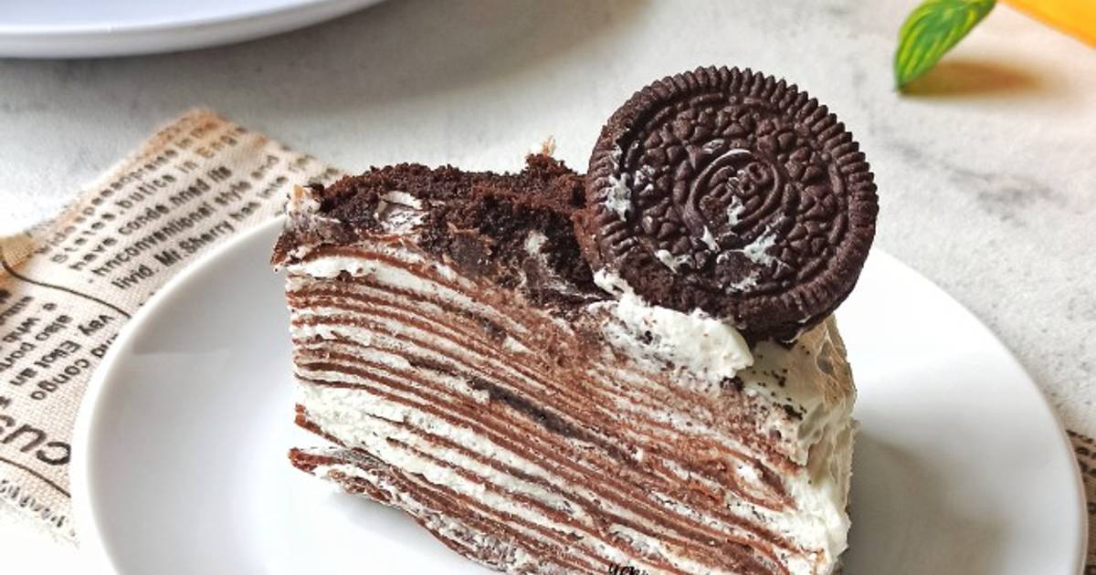 Resep Mille Crepes Oreo oleh Yeni Cookpad