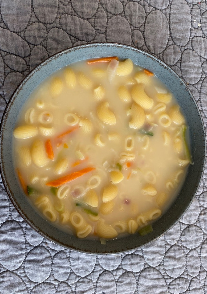 Una foto de Sopa de galets i verduretes