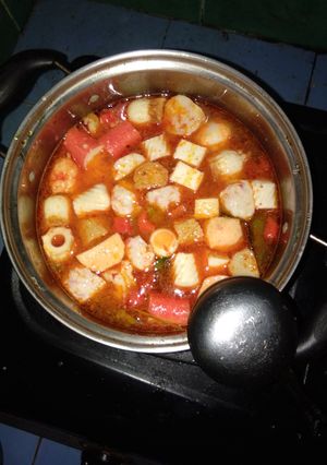 Foto resep Suki kuah tomyam homemade