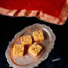 A picture of Egg Barfi.