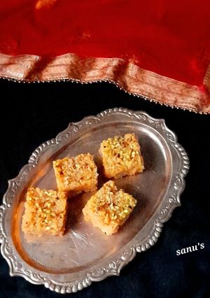 A picture of Egg Barfi.
