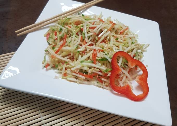 Step-by-Step Guide to Prepare Any-night-of-the-week Green papaya salad Thai salad