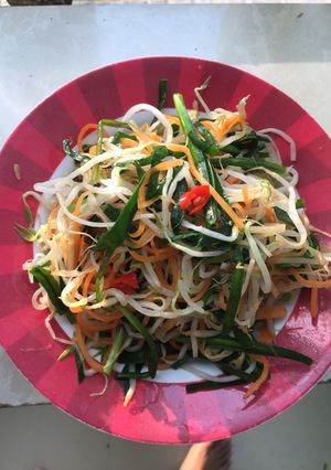 Hình của món Muối dưa giá.