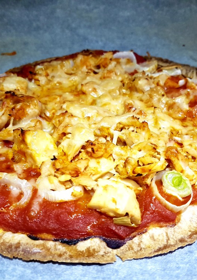 Una foto de Pizza de atún light sin masa