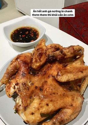 Hình của món Gà nướng lá chanh da giòn (NCKD).