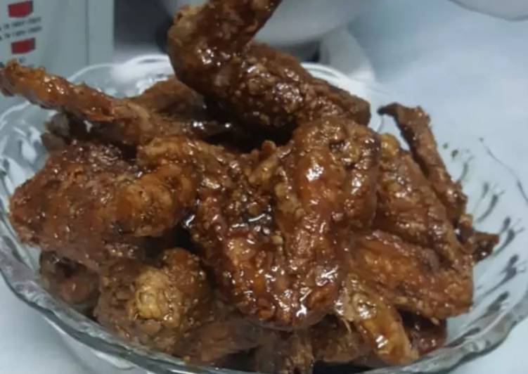 Steps to Prepare Award-winning Sticky wings#author marathon