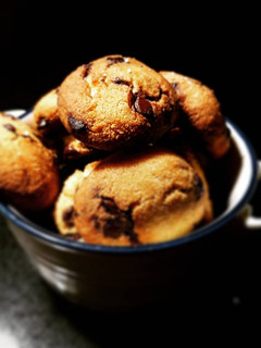 Una foto de Galletas de Chips de Chocolate cetogénicas (Keto)