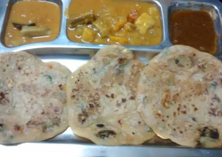 How to Make Award-winning Rava-corn flower-veg dosa