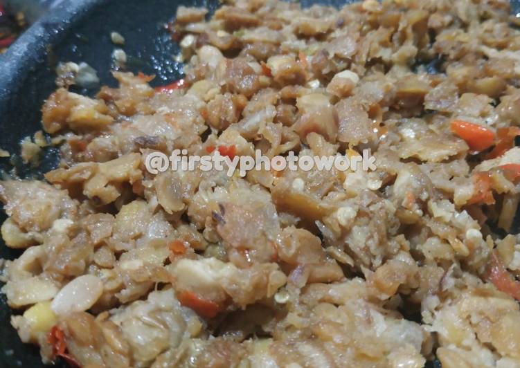 Resep Tempe Penyet Sambal Bawang yang simpel