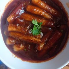 A picture of Tteokbokki.