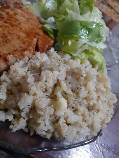 Una foto de Arroz keto de coliflor