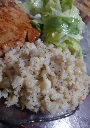 Una foto de Arroz keto de coliflor