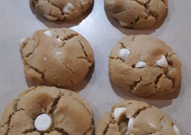 Recipe of Appetizing Peanut Butter White Chocolate Chip Cookies