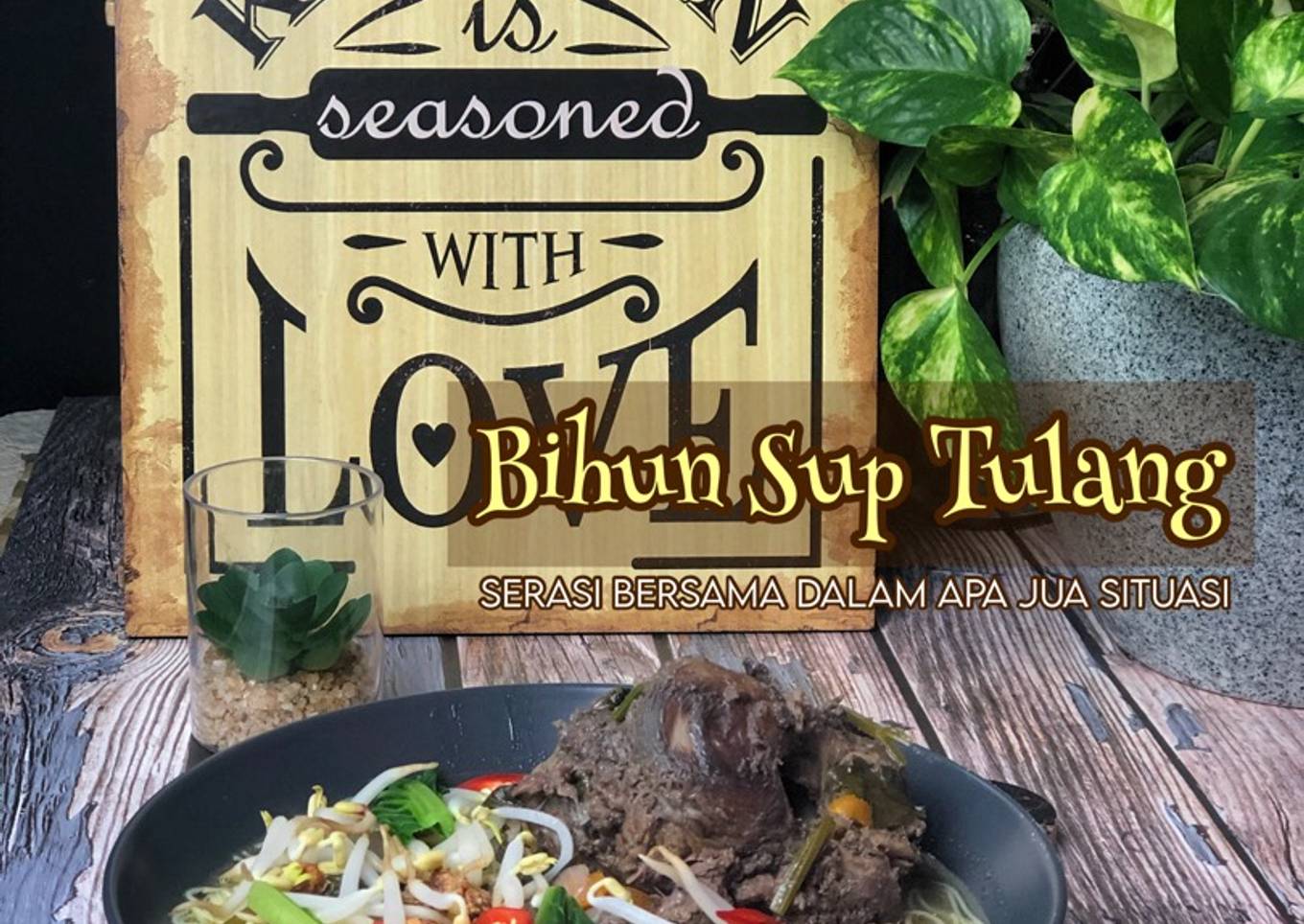 Sup dengan tulang bihun