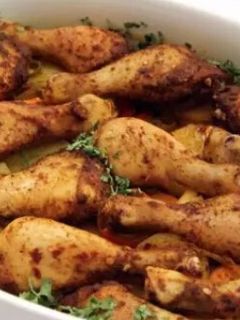 صورة لوصفة دجاج بالزعتر والروب
