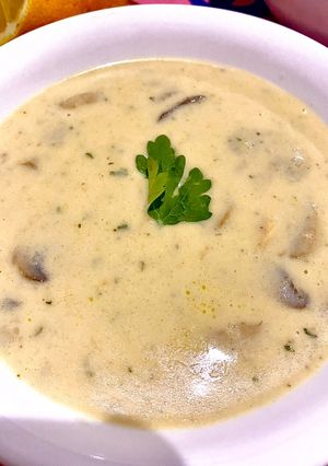 صورة لوصفة شوربة مشروم (فطر)