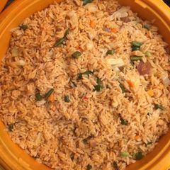 A picture of Jellof rice.