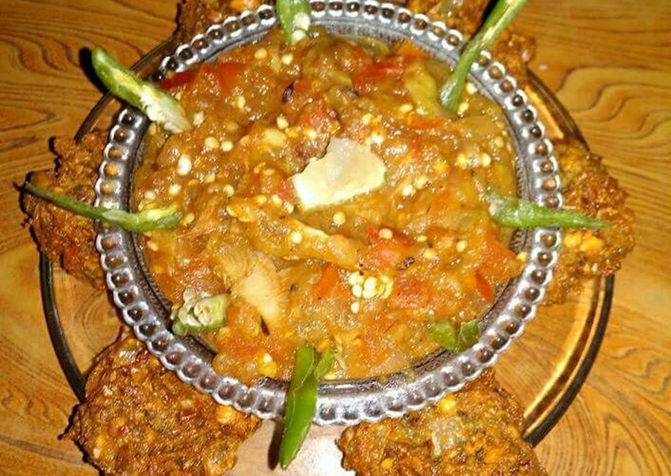 Punjabi Roasted Eggplant