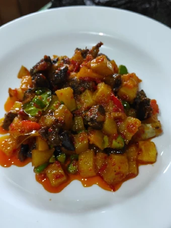 Cara Gampang Menyiapkan Resep Sambel Goreng kentang Ati Ampela yang Uenak Anti Ribet, Menggugah Selera