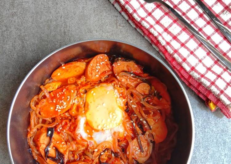 Resep Korean Gochujang Soup with Shirataki Noodles Anti Gagal