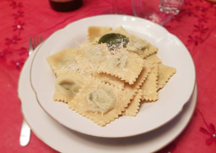 Step By Step Guide To Prepare Homemade Ravioloni Di Magro Burro E Salvia Best Diabetic Diet Menu Recipes