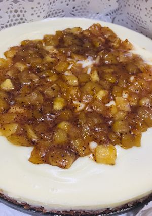 صورة لوصفة كيكة التفاح
