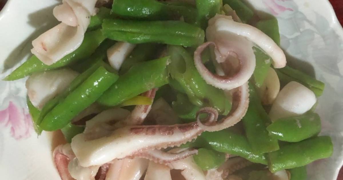 【花枝炒四季豆】料理－ 5 篇食譜與家常做法 - Cookpad