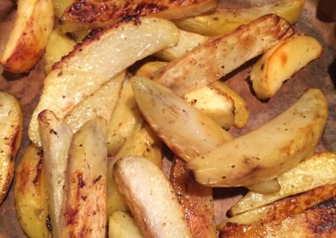 Cara Gampang Menyiapkan Simple Homemade Potato Wedges yang Sempurna