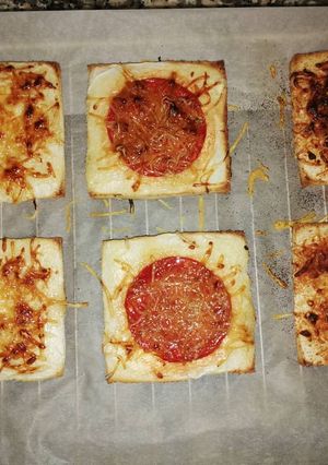 Une photo de Minis tartines au chèvre en 3 façon