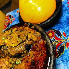 A picture of Banging Banga soup (PALMFRUIT SOUP).