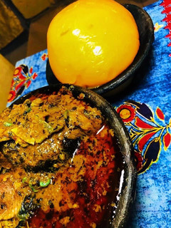A picture of Banging Banga soup (PALMFRUIT SOUP).