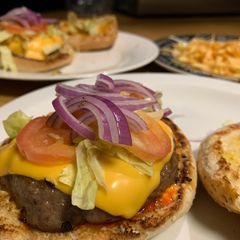 A picture of Homemade Beef Burger Patties.