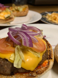 A picture of Homemade Beef Burger Patties.