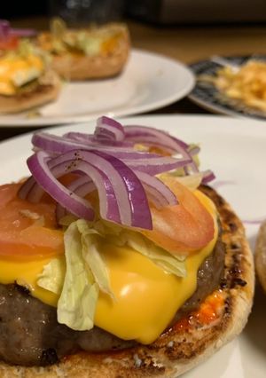 A picture of Homemade Beef Burger Patties.
