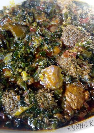 A picture of Vegetable soup.