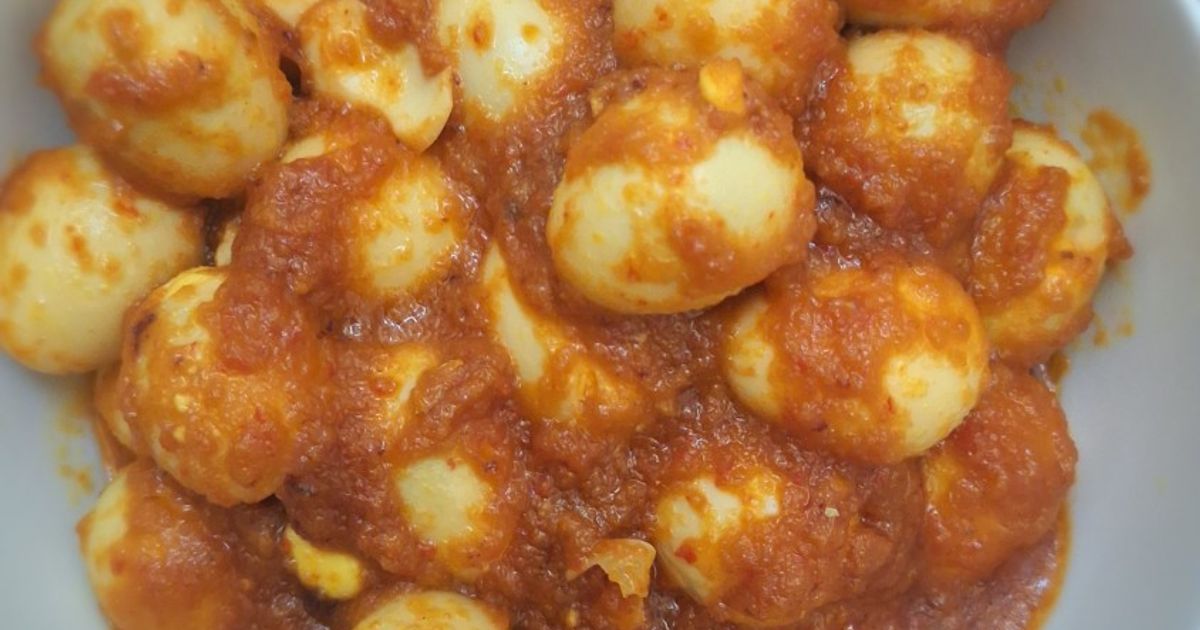 Telor puyuh Bumbu jimbaran