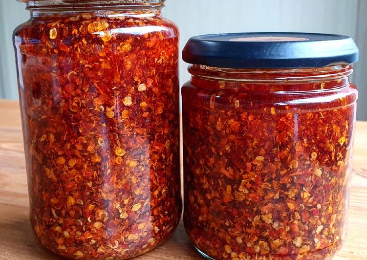 Easiest Way to Make Super Quick Homemade Fragrant chilli oil