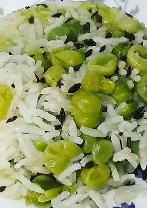 A picture of Peas pulao.