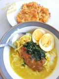 Bubur sayur terik sambal pecel